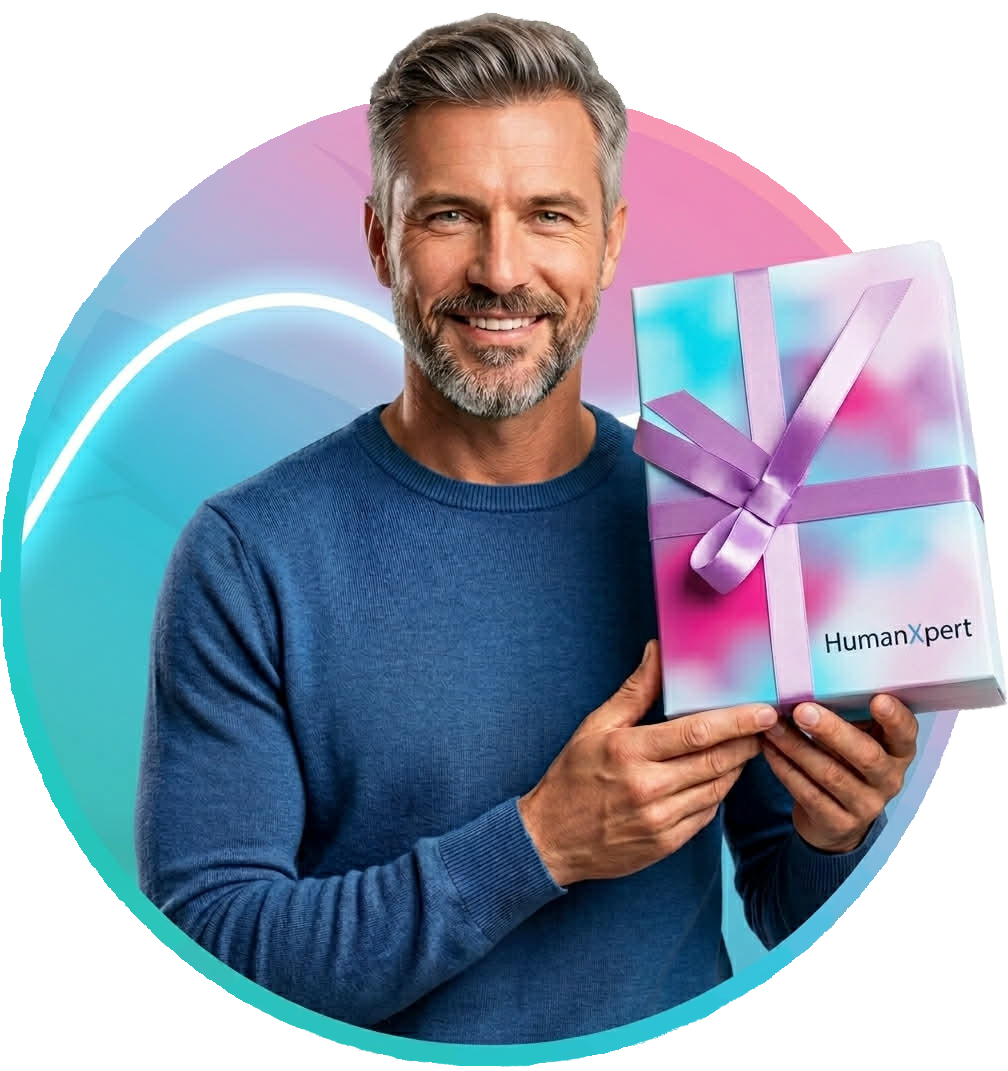 HumanXpert What The Face ajándékkártya, élmény, arcolvasás, párkapcsolati elemzés, fotóalapú arcelemzés